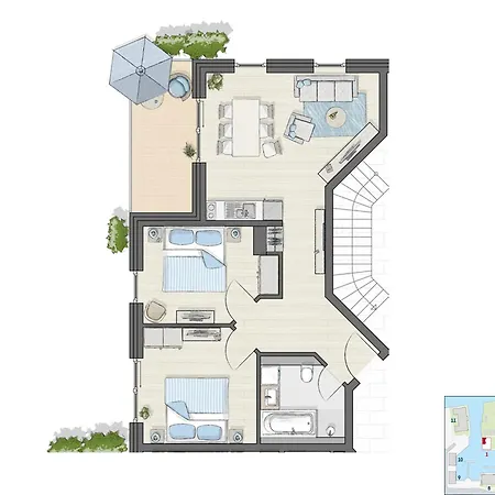 Апартаменты Yachthafen - Und Penthouses *