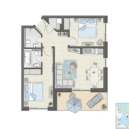 Yachthafen - Und Penthouses * Barth
