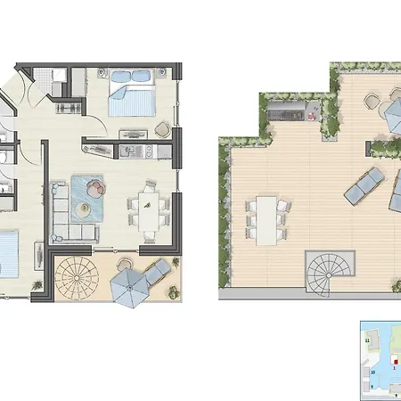 Yachthafen - Und Penthouses * Барт